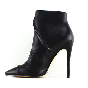 Stivali invernali da <span class=keywords><strong>donna</strong></span> con tacco alto stivaletti da <span class=keywords><strong>donna</strong></span> in vera pelle stivali da <span class=keywords><strong>donna</strong></span> in pelle di sicurezza per <span class=keywords><strong>donna</strong></span> - Product Image 2