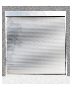 2025 mới Kim Loại cuộn lên cửa ra vào Cơn Bão bằng chứng thép Con lăn màn trập cửa nhà để xe kho bên ngoài cửa cuốn nhà máy giá - Product Image 3