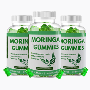 Gommes à l'extrait de feuille de Moringa biologique de marque privée ourson en gomme OEM pour adultes ne convient pas aux femmes enceintes - Product Image 1