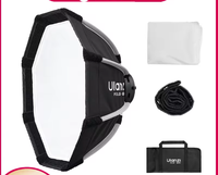 Ulanzi FOLD QS30 Boîte à lumière octogonale mini 30 cm avec monture Bowens et grille nid d'abeille à dégagement rapide pour éclairage de studio Ulanzi LT028 COB