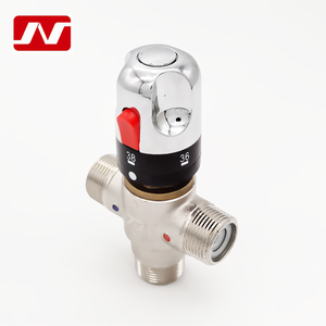 Proveedor de China, válvula mezcladora termostática de agua fría y caliente de latón de 3/4 "para calefacción Solar, válvula mezcladora de 3 vías, válvula mezcladora de Ducha - Product Image 3