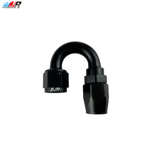 Producto de carrera de rendimiento BJR, cortador de aleación de 180 grados AN4 AN6 AN8 AN10 AN12 AN16 AN20, extremos de manguera giratoria y accesorios para piezas de motor - Product Image 2