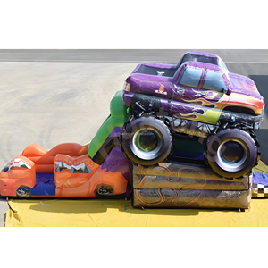 Castillo Inflable Comercial Huatong con Tobogán Acuático, Temática de Camiones, Castillo Inflable Combinado para Niños - Product Image 5