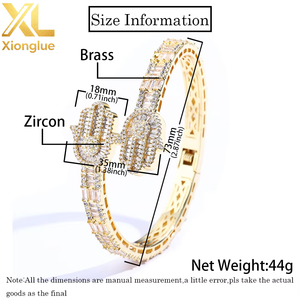 European and American Necklaces 8mm Round Beaded Hip Hop Fashion 18K Gold Plated Collarbone <b>Chains</b> - Product Image 2