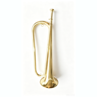 Youth Brass Trumpet High Quality Brass Material Musical Instrument Charge Trumpet Factory Direct Ready Stock