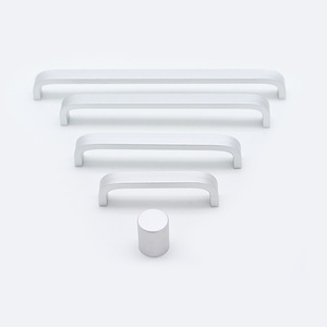 Tiradores de Muebles Modernos y Sencillos de Aleación de Aluminio Jin Aoding para Puertas de Armarios y Cajones de Cocina con Acabado Pulido - Product Image 2