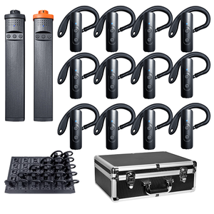 Kablosuz sesli tur rehberi Walkie telsiz fabrika eğitim toplantısı gezi müzesi için Whisper sistemleri tur rehberi cihazı - Product Image 1