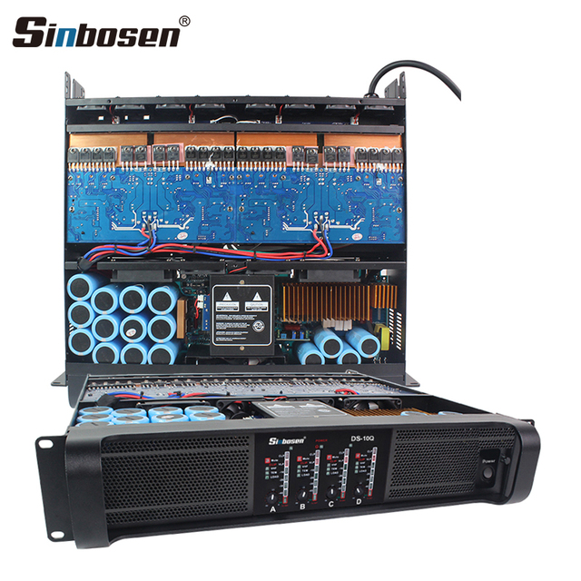 Stage Sound Amplifier 4 Channel 1000 Watts Professional Power Dj Amplifier