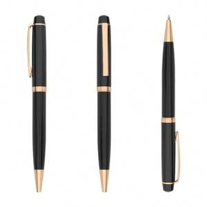 Stylo à bille en métal de luxe de haute qualité en gros, avec logo personnalisé, pour cadeau promotionnel d'entreprise - Product Image 1