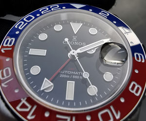 Cronos L6020 Montre de Plongée pour Homme Automatique Mécanique 20 ATM Lunette Saphir <span class=keywords><strong>5</strong></span> Maillons Bracelet en Acier Inoxydable Solide NH34 - Product Image 3