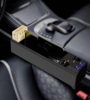 Charge rapide avec adaptateur de câble pour station d'accueil Tesla USB Hub de la console centrale pour accessoires d'intérieur de voiture
