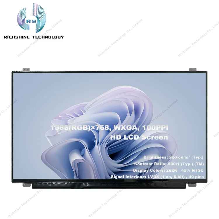 Richshine Groothandelsprijs B156xtn04.2/NT156WHM-N10 15.6 "40 Pin Beugels Vervanging Laptop Lcd Led Scherm