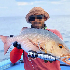 Esca in Legno WD105 Fatta a Mano, Esca Galleggiante 120g 19cm, Esca Artificiale per Pesca in Superficie - Product Image 5