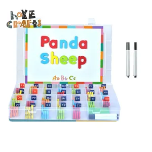 kids learning drawing Board children spelling words learning mathematics game magnetic EVA alphabets and numbers