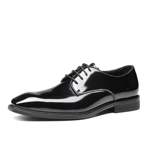 Zapatos de cuero hechos a mano para hombre, zapatos formales de negocios, piel de vacuno de primera calidad con cordones y patrones grabados, zapatos para hombre - Product Image 5