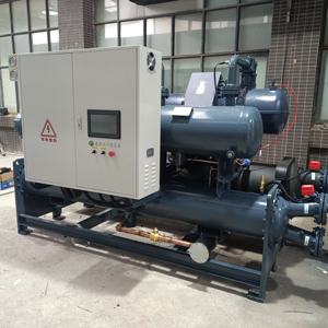 เครื่องทำความเย็นแบบสกรูอุตสาหกรรมชนิดระบายความร้อนด้วยน้ำ (แบบแช่น้ำ) ประหยัดพลังงาน ป้องกันการเกิดออกซิเดชัน มาตรฐาน <span class=keywords><strong>UL</strong></span> สำหรับโรงงานแบตเตอรี่ลิเธียมในอเมริกาเหนือ - Product Image 2