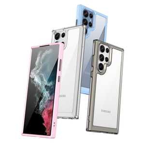 Funda Protectora de TPU Transparente a Prueba de Golpes <span class=keywords><strong>para</strong></span> Samsung <span class=keywords><strong>Galaxy</strong></span> S24 <span class=keywords><strong>Ultra</strong></span>, Funda Protectora <span class=keywords><strong>para</strong></span> S23 <span class=keywords><strong>Ultra</strong></span>, Samsung S25, S24 FE <span class=keywords><strong>Ultra</strong></span> Plus, Funda <span class=keywords><strong>para</strong></span> <span class=keywords><strong>S22</strong></span> - Product Image 2