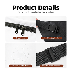 กระเป๋าคาดเอวกลางแจ้งพร้อมกระเป๋าซิป2ช่องกระเป๋าใช้งานได้จริงและมีสไตล์ - Product Image 5