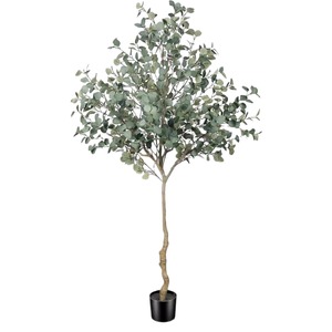 Style nordique grand arbre d'<span class=keywords><strong>eucalyptus</strong></span> artificiel à la mode vert <span class=keywords><strong>intérieur</strong></span> décoration de la maison <span class=keywords><strong>Pot</strong></span> en plastique Ins Style décoration intérieure - Product Image 5