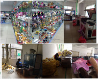 Ours en peluche en coton PP personnalisable, ours pompier en peluche, ours pompier en peluche avec lunettes, avec services OEM ODM