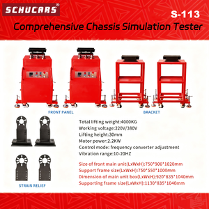 Machine de test de suspension de châssis automobile de qualité Schucars avec fonction de rotation pour la détection de bruits anormaux et les défauts de base - Product Image 4
