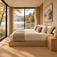 Villa Modulaire Miroir Européenne avec Verre Réfléchissant pour le Glamping et les Complexes Hôteliers en France, Allemagne, Italie
