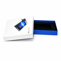 Boîte de luxe en deux parties avec logo personnalisé et insert pour emballage cadeau