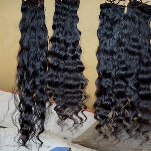 Superventas 100% Remy Raw Extensiones de cabello ondulado indio sin procesar Cutículas alineadas de alta calidad con cero rasgaduras o desprendimientos - Product Image 3