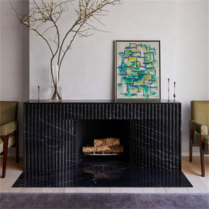 Nhà Máy Giá Đá Cẩm Thạch lò sưởi thiết kế hiện đại sang trọng đá cẩm thạch mantel đá lò sưởi khung - Product Image 6