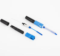 Connecteur rapide à fibre optique réutilisable à faible perte d'insertion 58mm SC APC SC UPC thermofusible pour FTTH