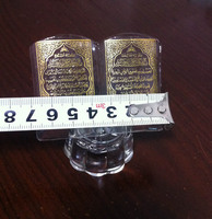 Cadre islamique en cristal cristal, lot de 50 pièces, islam religieux, cadeau artisanal