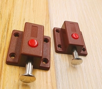 Loquet à ressort magnétique automatique pour porte de placard, mini-bouton magnétique à pousser pour ouvrir, loquet à ressort magnétique