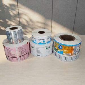 Custom Bright Silver Holographic <b>Stickers</b>, Self Adhesive Hologram <b>Roll</b> Labels for Brand Packaging Anti-counterfeit Decoration - Product Image 5