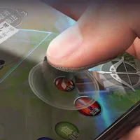 Manchon antidérapant anti-transpiration pour doigt, autocollant de jeu mobile, gants de jeu à écran tactile intelligent, accessoires de doigtiers respirants