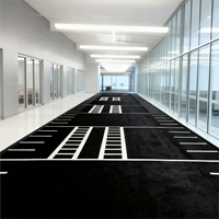 Shuangzhu SZ-GY personnalisé 15mm de hauteur de pile PE tapis de gazon artificiel pour piste de course de gymnastique intérieure et sol synthétique de football
