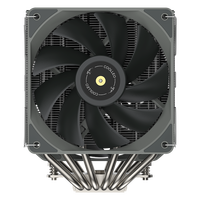 Coolleo Etian B60T ECO Classic Edition Ventilateur CPU 6 Caloducs Couvercle supérieur en métal 260W Capacité de refroidissement PWM 4pin CPU refroidisseur d'air