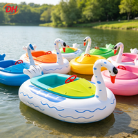 AquaBumperBoatWholesale : Anneau flottant anti-collision étanche à faible risque de défaillance pour jeux aquatiques interactifs en famille en station balnéaire