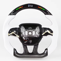 Volant intelligent LED personnalisé de luxe adapté aux Dodge Charger Challenger Hellcat Durango SRT 2015+ en fibre de carbone véritable