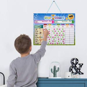 แผนภูมิดาวแม่เหล็กสำหรับเด็กพร้อมเชือกแขวนส่งเสริมการเรียนรู้รางวัลพฤติกรรมที่ดีกระดานแม่เหล็กลบแบบแห้ง - Product Image 5