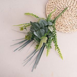 CallaFloral Ramo de Eucalipto Artificial Verde de Plástico, Decoración para Bodas, Estilo INS, Decoración para el Hogar, Arreglo para Jarrón - Product Image 3