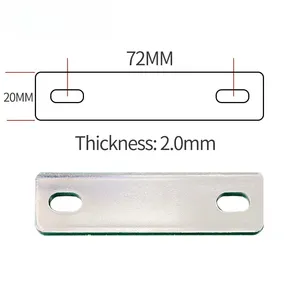 נחושת m6 אוטובוס בר סוללה נחושת m6 בלוקים 72 מ "מ 50 מ" מ 56 מ "מ 80 מ" מ מרחק חור של 300a 100ah 280ah 310ah - Product Image 4