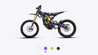 Moto Cross Électrique Intelligente 2026 Surron Light Bee X 10kW avec Mise à Jour OTA et Contrôle des Wheelies SWC 72V 35Ah LBX Dirt Bike DDP