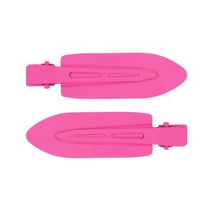 Pinces à <span class=keywords><strong>cheveux</strong></span> plates mates <span class=keywords><strong>pour</strong></span> salon de coiffure avec logo personnalisé <span class=keywords><strong>pour</strong></span> filles sans plis couleurs arc-en-ciel bonbons maquillage sans couture métal PC sans plis - Product Image 5