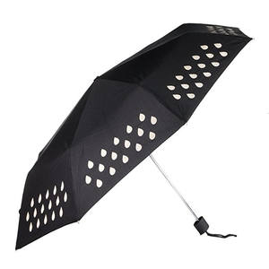 Promotion de la publicité en usine chinoise, soleil pluie en plein air, nouvelle <span class=keywords><strong>Invention</strong></span> cadeau couleur de l'eau changement magique 3 <span class=keywords><strong>parapluie</strong></span> manuel pliable - Product Image 5