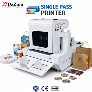 Máquina de Impresión Digital de Inyección de Tinta de Alta Velocidad y Una Sola Pasada <span class=keywords><strong>a</strong></span> Precio de Fábrica <span class=keywords><strong>para</strong></span> Bolsas de Papel Kraft, Loncheras y Posavasos - Product Image 1