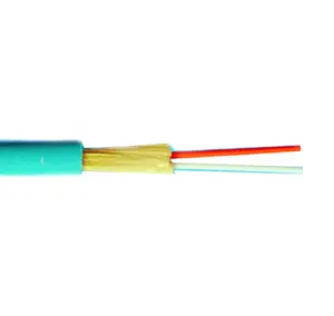 900um flame-retardant tight buffer fiber Indoor Soft FO Cable Uni-tube Duplex cable