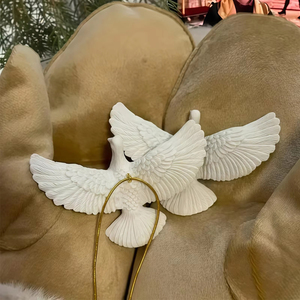 Decorazioni Natalizie in Resina a Forma di <span class=keywords><strong>Colombe</strong></span> dell'Amicizia - Ornamenti per Albero di Natale - Miglior Regalo per Qualcuno Speciale - Product Image 4