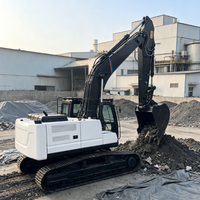 Excavatrices sur chenilles de 22 tonnes, moteur Euro V, godet standard de 1,1 m³, excavatrices hydrauliques pour travaux de construction