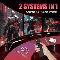Console de jeux vidéo rétro JSGAMING Q9 Pro Stick X2 Android 14 Contrôle sans fil Stick de jeu TV 4K