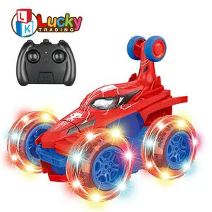 RC Stunt Car 360 Rolling Twister with Colorful Lights & Music Switch Remote Control Car for Boys and Girls